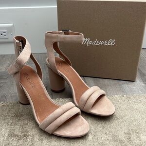 Madewell Ankle Strap High Heel Sandals